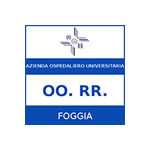 Logo of Azienda Ospedaliero Universitaria OO.RR. Foggia, representing the university hospital's identity and healthcare services.