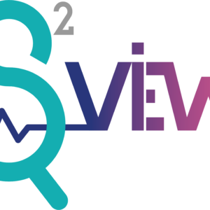 S²View logo showcasing a modern design. Features turquoise and purple gradient colors, representing technology and data visualization.